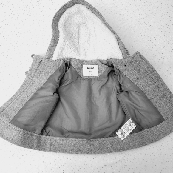 Old Navy Baby girl gray coat - Picture 4 of 6